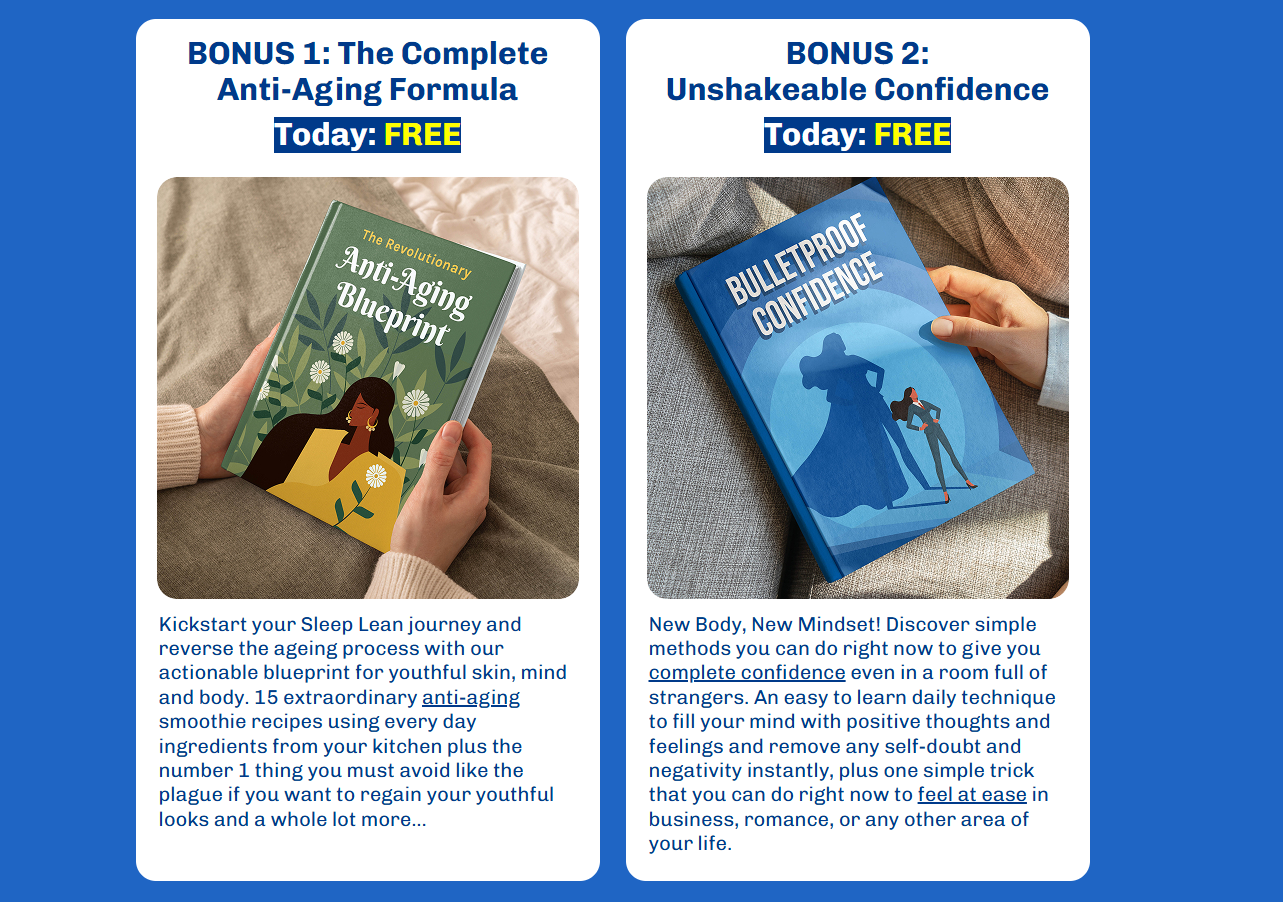 Order 6 Bottles and get 3 Bonuses Free